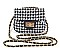 CHIC TWEED HOUNDSTOOTH MINI BAG