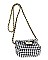 CHIC TWEED HOUNDSTOOTH MINI BAG