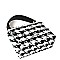 TRENDY HOUNDSTOOTH TWEED CROSSBODY BAG