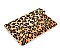 TRENDY LEOPARD PRINT ENVELOPE CLUTCH