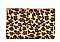 TRENDY LEOPARD PRINT ENVELOPE CLUTCH