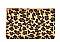 TRENDY LEOPARD PRINT ENVELOPE CLUTCH