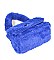 FURRY CLUTCH WITH FUR HANDLE NOVELTY BAG