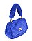 FURRY CLUTCH WITH FUR HANDLE NOVELTY BAG