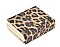FAUX LEATHER LEOPARD PRINT FRAMED CLUTCH