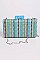 Chain Strap Pvc Straw Body Clutch