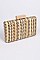 Chain Strap Pvc Straw Body Clutch