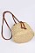 Whole Straw Shoulder Strap Tote