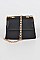 Faux Leather Mini Clutch