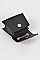 Faux Leather Mini Clutch