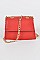 Faux Leather Mini Clutch