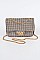 Houndstooth Tweed Clutch
