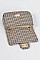 Houndstooth Tweed Clutch