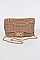 Houndstooth Tweed Clutch
