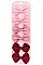 PACK OF 12 ALLURING 6-PC ASSORTED COLOR ALLIGATOR CLIP BOW SET