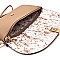 HR0001-LP Soft & Light Multi Compartment Layered Flap Clutch Cross Body