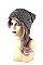 Pack of (12 pieces) ASSORTED COLOR KNITTED BEANIES FM-HT4060