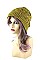 Pack of (12 pieces) ASSORTED COLOR KNITTED BEANIES FM-HT4060