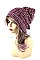 Pack of (12 pieces) ASSORTED COLOR KNITTED BEANIES FM-HT4060