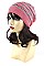 Pack of 12 (pieces) Assorted Fashionable Pompom Beanies FM-HT4608