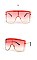 Pack of 12 Temple Frame Shield Sunglasses