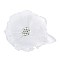 LADY BRAID HAT WITH RUFFLE CENTER AND PEARL SLHTB2083