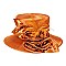 LADY BRAID HAT W/ BROW AND FEATHERS SLHTB2099