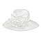 SATIN LADY HAT With Satin bows and Rhinestones band