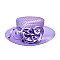 ROSE BOW STONE STUDDED SATIN BRAID HAT