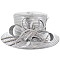 Crystal Stone TRIM LOOP BOW BRAID HAT