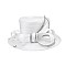 STONE TRIM BOW BRAID HAT