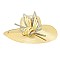 STONED BUTTERFLY SATIN  BRAID CHURCH HAT