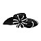 ASYMMETRICAL BRIM LOOPED RHINESTONE HAT