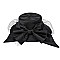 VEIL WITH LARGE BOW BRAID HAT