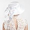 VEIL WITH LARGE BOW BRAID HAT