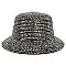 CHROME RHINESTONE STUDDED BUCKET HAT