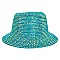 CHROME RHINESTONE STUDDED BUCKET HAT