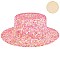 CHROME RHINESTONE FLAT TOP HAT