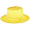 CHROME RHINESTONE FLAT TOP HAT