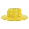 CHROME RHINESTONE FLAT TOP HAT