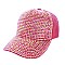 Fashion Rhinestone Cap Two Tone Shine