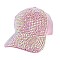 Fashion Rhinestone Cap Two Tone Shine