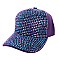 Fashion Rhinestone Cap Two Tone Shine