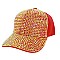 Fashion Rhinestone Cap Two Tone Shine