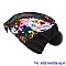 Trendy reversible sequin beanie hat with pom-pom