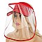 SUN VISOR W/ REMOVABLE FACE COVER