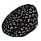 Stylish Velvet Padded Winter Beret With Sequin