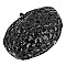 Stylish Winter Sequin Padded Beret