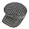 Trendy Checkered Captain Newsboy Cap