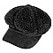 Fleece Winter Captain Newsboy Cap